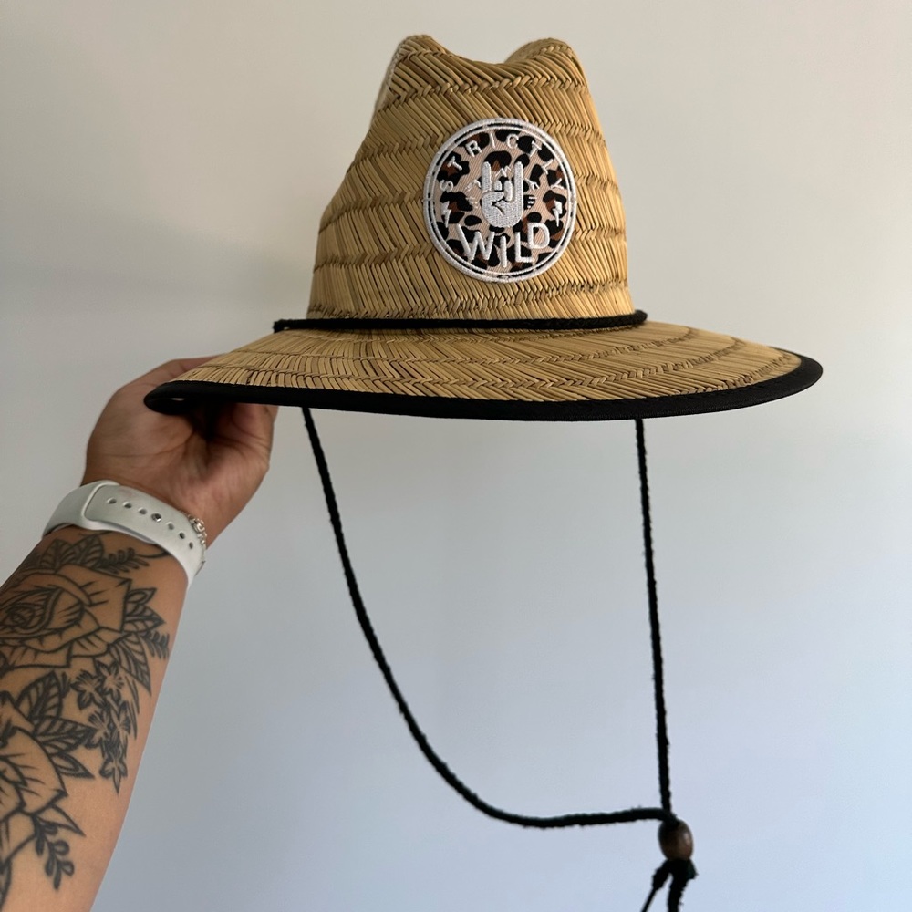 Child Cheetah Straw Hat